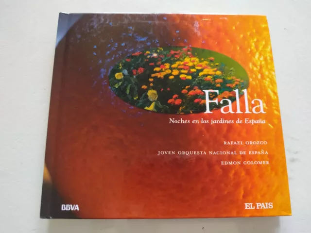 Falla Noches en los Jardines de España Rafael Orozco Edmon Colomer - CD Libro