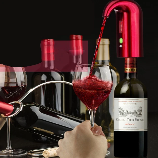 Oxigenador de vino en grifo para un sabor más suave