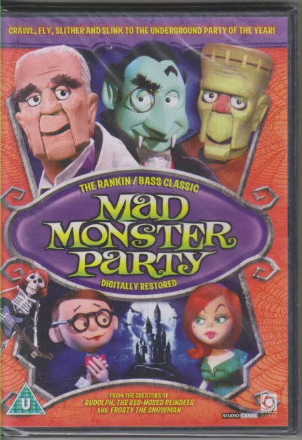 Mad Monster Party (Rankin / Bass animation) New & Sealed UK R2 DVD