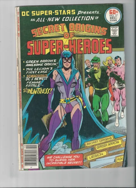 DC Super-Stars #17 1st Appearance of the Huntress (Helena Wayne) 1977 VERY GOOD