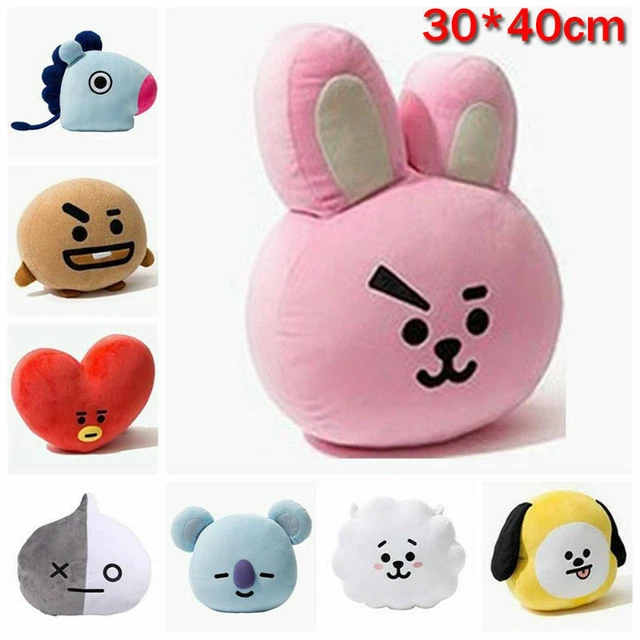 KPOP BTS BT21 Stuffed Plush Toy Pillow Doll Cushion TATA SHOOKY RJ KOYA