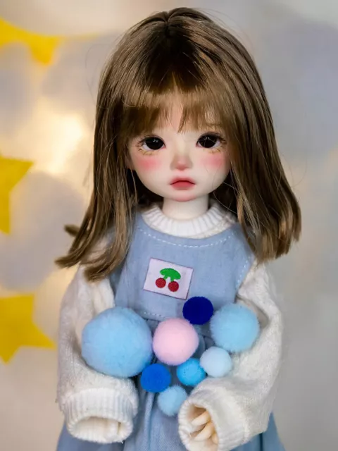 Bambola 1/6 BJD bambina palla di resina bambole articolate occhi trucco viso set completo regalo