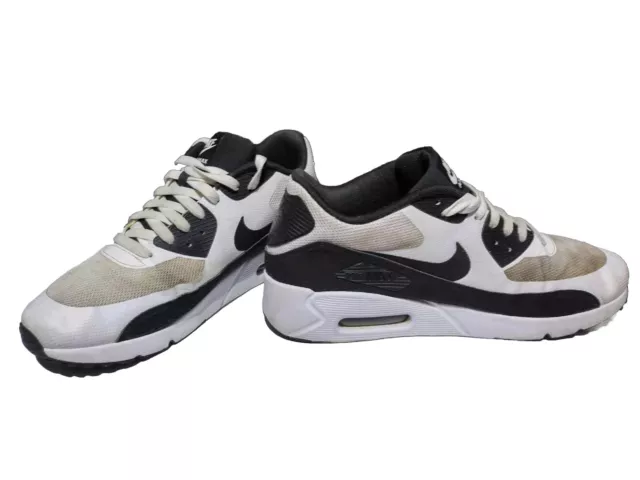 Size 10.5 Nike Air Max 90 Ultra 2.0 Essential White /Black  Mens -Free Shipping