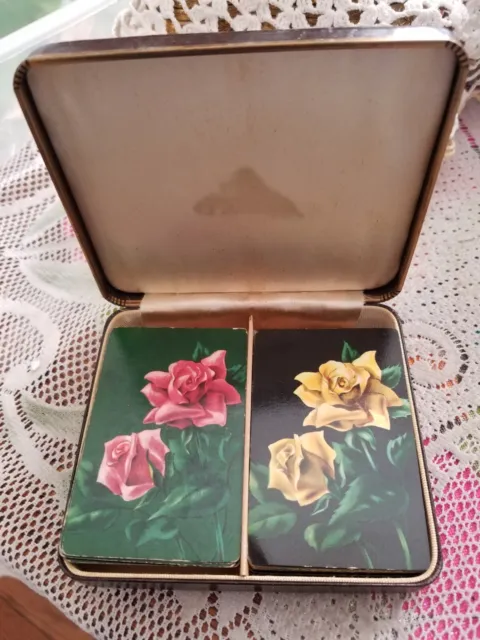 2 VINTAGE DURATONE Decks Of Playing Cards Arrco Playing Card Co