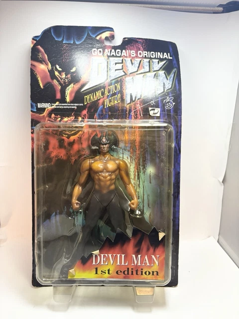 DEVILMAN : DEVILMAN CARDED ACTION FIGURE MADE BY MARMIT - VERSION 1 - BROWN