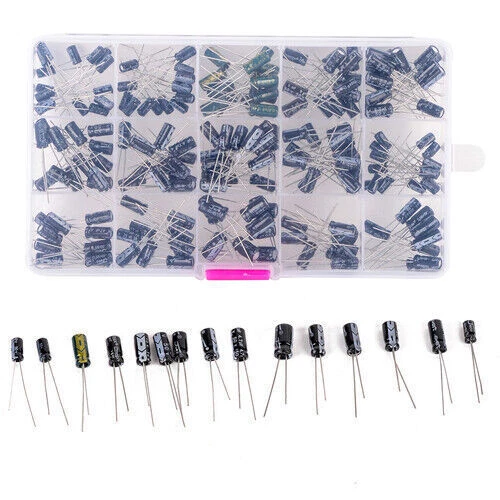 200 pz kit assortimento Elkos 15 valori set assortimento 0,1 uF ~ 220 uF RF