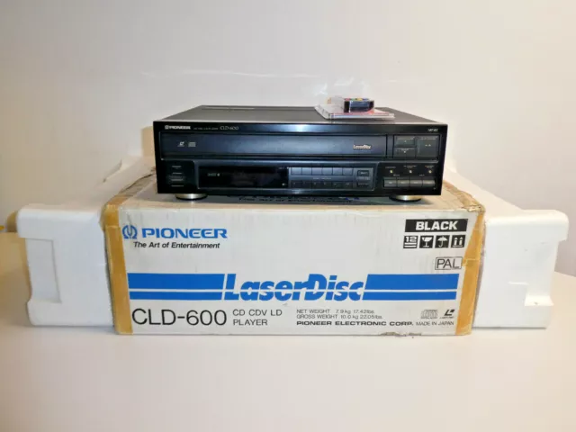 Pioneer CLD-600 PAL High-End Laserdisc Player LD CD CDV LD, OVP&NEU, 2J.Garantie