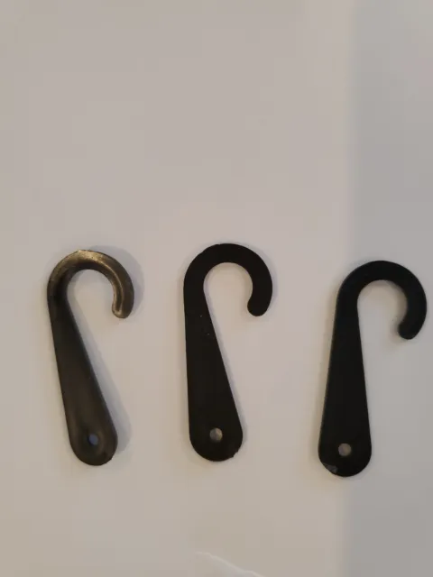 Sock Hanger 125 + J Hook Plastic Black Retail Socks 1 ⅞" Pothook  Accessories