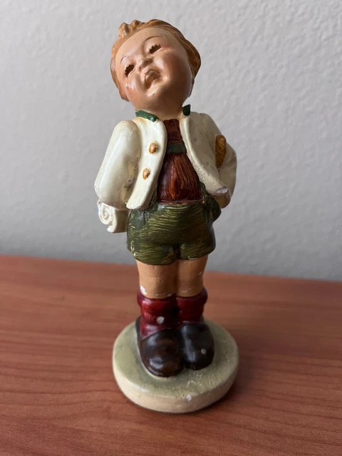 "BAWLING EDDIE" 1942 Chalkware Hummel by Herbert Dubler & Ars Sacra~ RARE! "BAWLING EDDIE" 1942 Chalkware Hummel by Herbert Dubler & Ars Sacra~ RARE!