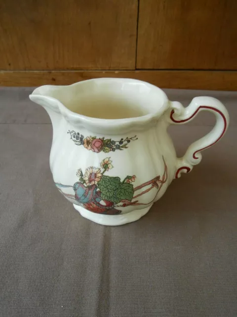 Pot A Lait-Cruche-Cremier- En Faïence Alsace - Obernai Faïenceries Sarreguemines