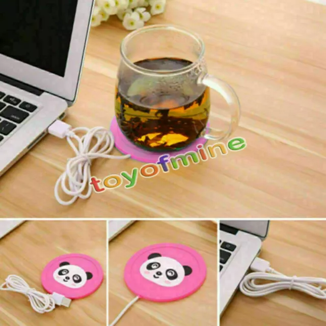 5V USB Silicone Heat Warmer Heater Milk Tea Coffee Mug Hot Drinks Beverage Cup