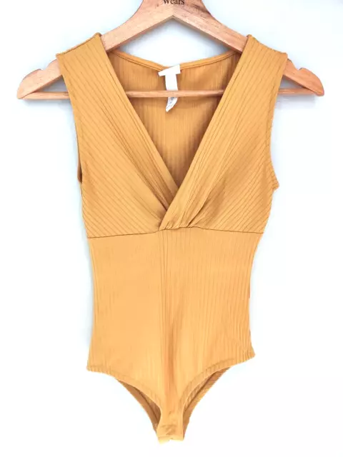 NUOVO - BODY GIALLO H&M - UK taglia 6/8