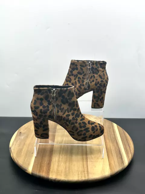 Leopard print ankle boots topshop on sale