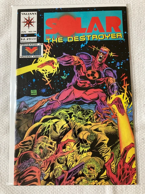 Solar: Man of the Atom #34 1994 VF+ Valiant Comics