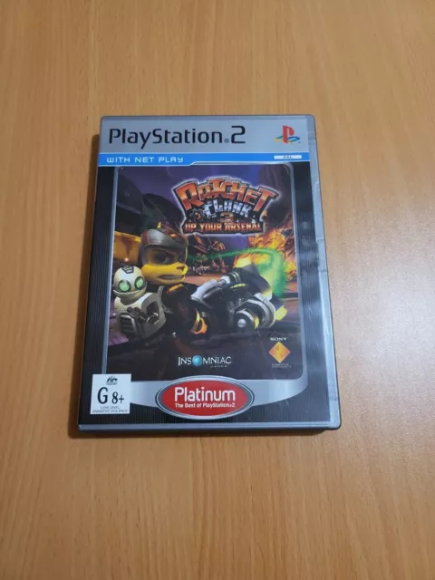 Mint Disc Playstation 2 Ps2 Platinum Ratchet and Clank 3 up your Arsenal -  In