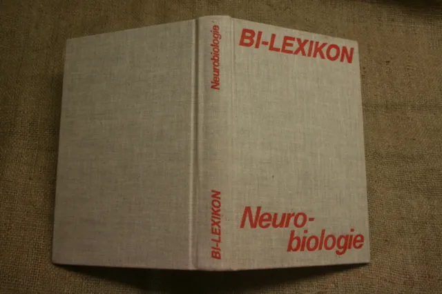 Lexikon Neurobiologie Nervensystem Neurologie Neurowissenschaften DDR 1988