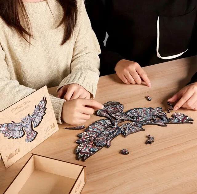 Wooden Owl Jigsaw Puzzle 155 Pieces