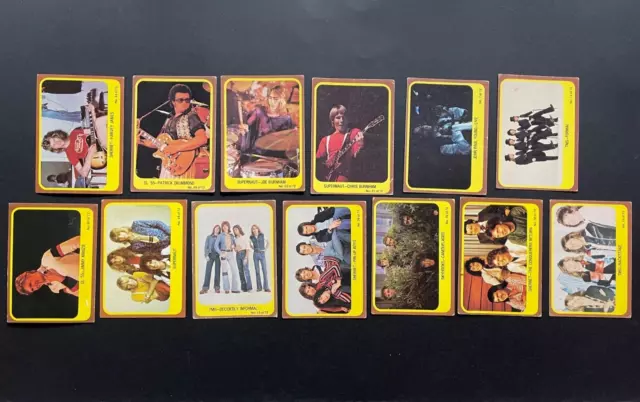 Scanlens Trading Cards Popswops Vintage Lot Of 13