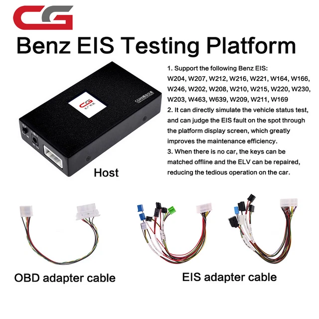 Benz Material Testing Instruments CGDI MB EIS ELV Testing Platform Instrument Emulator Fit For Mercedes ...