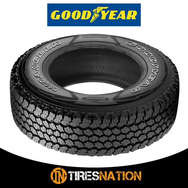 (1) New Goodyear Wrangler AT Adventure W/ Kevlar 265/50R20 107T 640 AB Tires