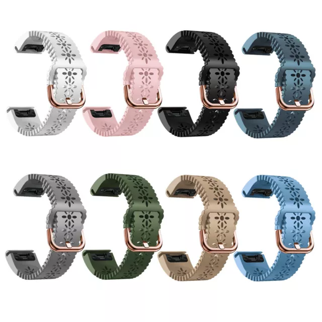 Quick Fit Replacement Strap For Garmin Fenix 5S Plus 6S 7S Silicone Watch Band 2