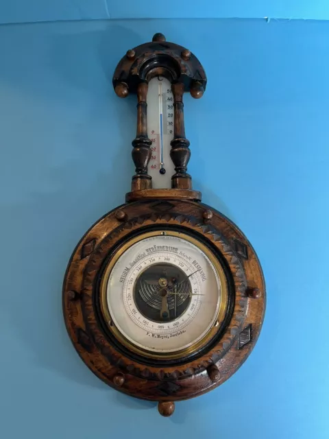 Antikes Barometer F.W.Meyer in GUTEN ZUSTAND
