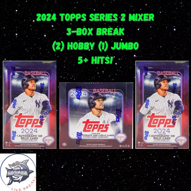 MINNESOTA TWINS 2024 Topps Series 2 3Box Mixer 1x Jumbo 2x Hobby