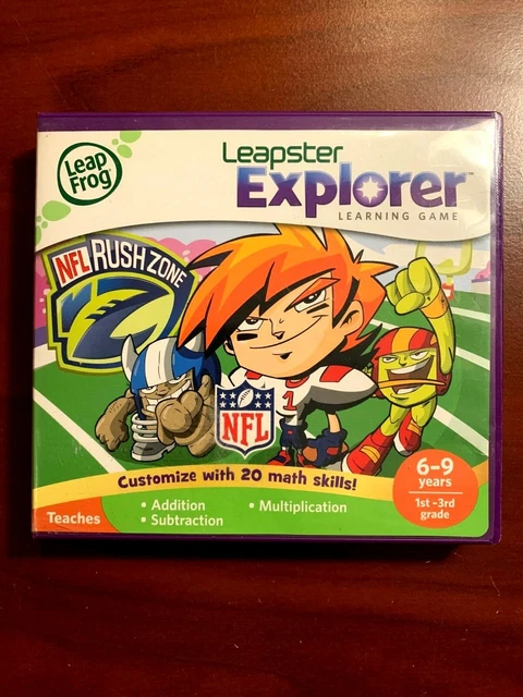 LEAPFROG LEAPSTER EXPLORER NFL Rush Zone $5.99 - PicClick