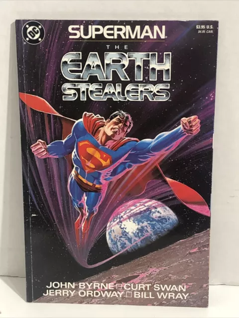 Superman The Earth Stealers #1 One Shot Square Bound 1988 1St Print
