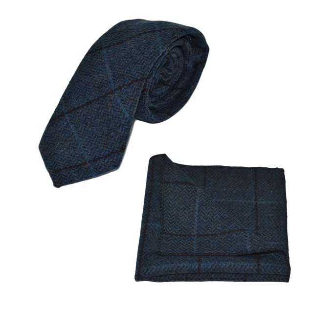 Foulard Ou Bandana Carré Jacob Cohën - Bleu Uni - Coton Mixte - Neuf Sans étiquette