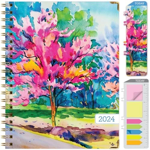 HARDCOVER 2024 PLANNER (November 2023 Through December 2024) LARGE 8.