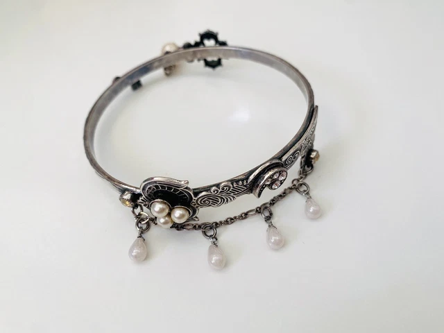 Bracelet Reminiscence En Résine Sculptée Marron Vert - Occasion Bon état, Fille