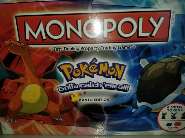 Monopoly Pokémon Exclusive Kanto Edition REPLACEMENT Game Board
