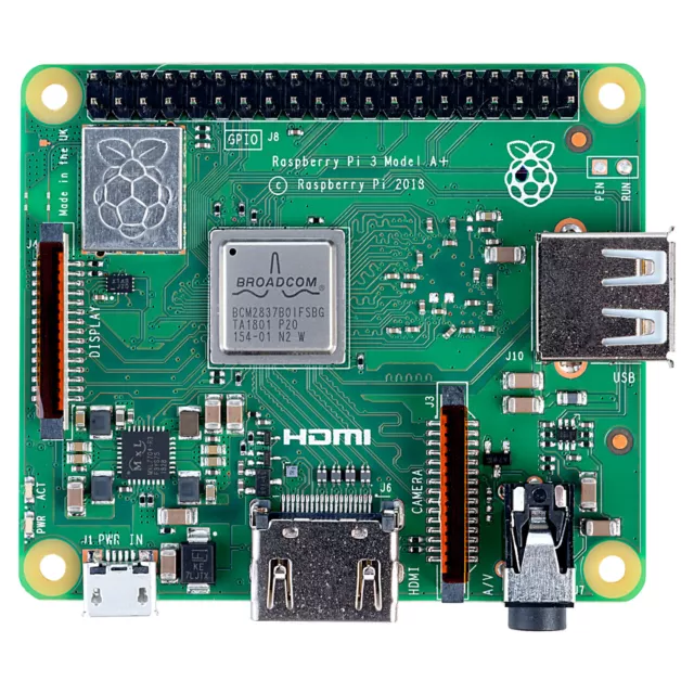 Raspberry Pi 3 Model A+ 512MB Quad Core WiFi & Bluetooth