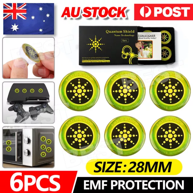 Quantum Shield Phone Stickers Anti Radiation EMF Protection Neutraliser Chip AU