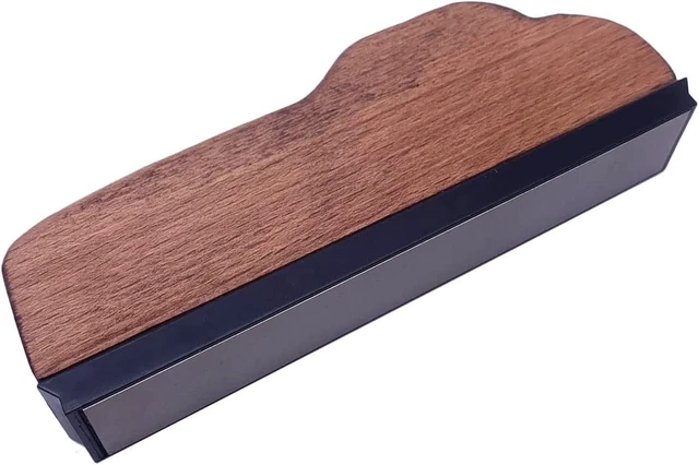 160MM Guitar Fret File Hardwood Handle Sanding Leveling File Luthier Tool - Dark