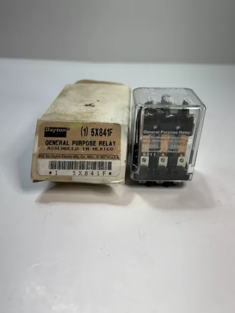 Dayton 5X841F General Purpose Relay 120V 1/2Hp