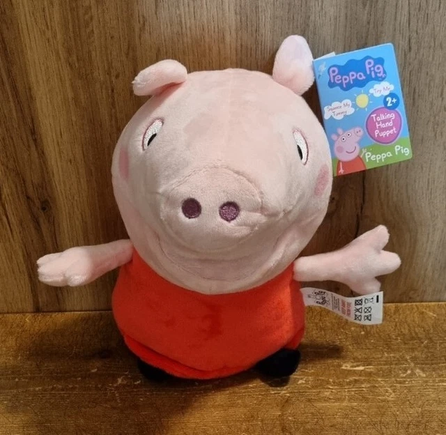 PEPPA PIG TALKING & Singing Hand Puppet Plush Toy Peppa 12" £7.49