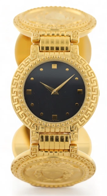 VINTAGE GIANNI VERSACE Medusa Head EBEL 18ct Yellow Gold Plated vintage-gianni-versace-medusa-head-ebel-18ct-yellow-gold-plated