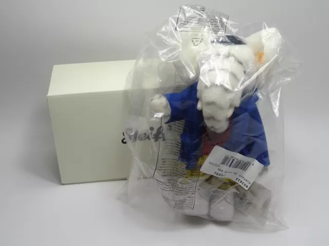 Steiff Edward Trunk (28Cm) White 653612 With Box - Sealed In Bag