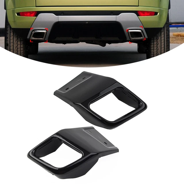 REAR BUMPER EXHAUST Tube Trim Fit Land Rover Range Rover Evoque 201018