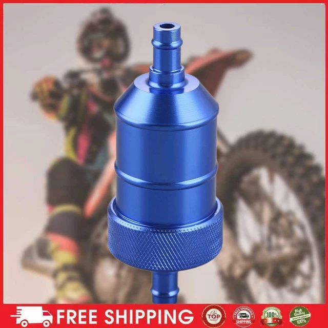 Filtro de combustible de gasolina de 8 mm con núcleo de cobre filtro líquido gasolina para herramientas de motocicleta