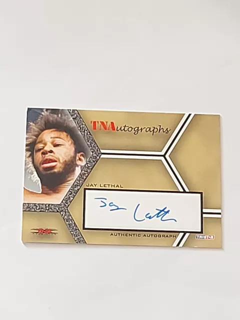 TNA - Jay Lethal - Signed Card - 2008 Tristar TNA Card