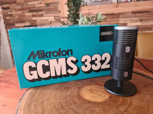 Für Sammler:  Grundig GCMS 332 Stereo Kondensator Mikrofon in Originalverpackung