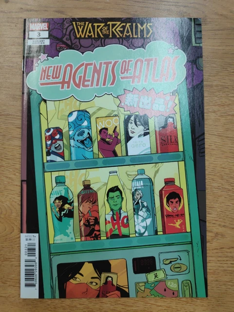 War of the Realms New Agents of Atlas #3 VF 1:25 Annie Wu Variant Marvel 2019