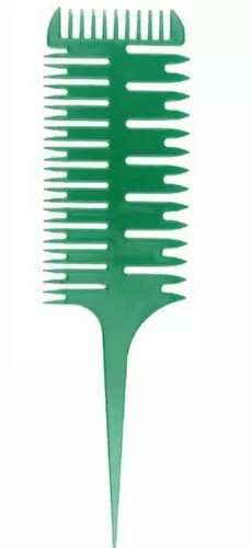 Dcash Hair Highlighting Salon 3-Way Weaver Comb quick foil Highlight tool AD