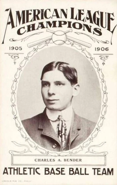 1906 Lincoln Publishing Philadelphia A's Postcards Set Reprints