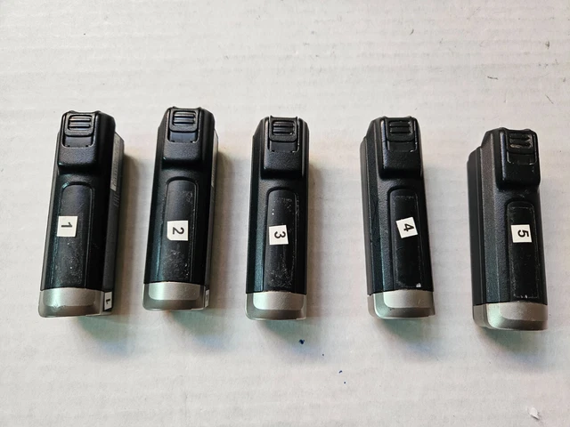 5xUsed Zebra Motorola Symbol WT6000 WT60A0 Batteries P/N: BT000262A01 Lot#1309