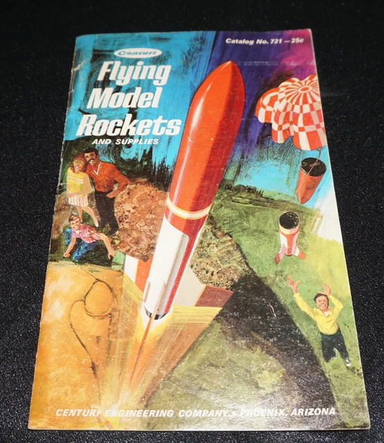 VINTAGE 1971 CENTURI Model Rocketry Catalog 721 Rocket Estes (a) 13.