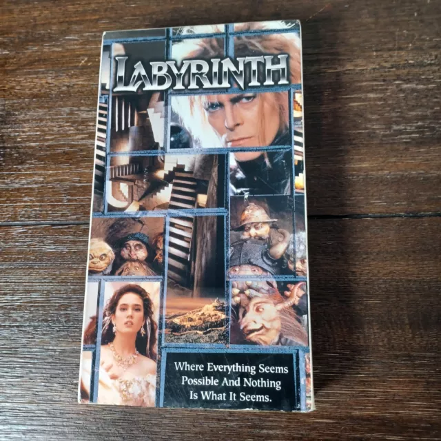 LABYRINTH (VHS, 1999) Jim Henson Columbia Tristar Good David Bowie ...